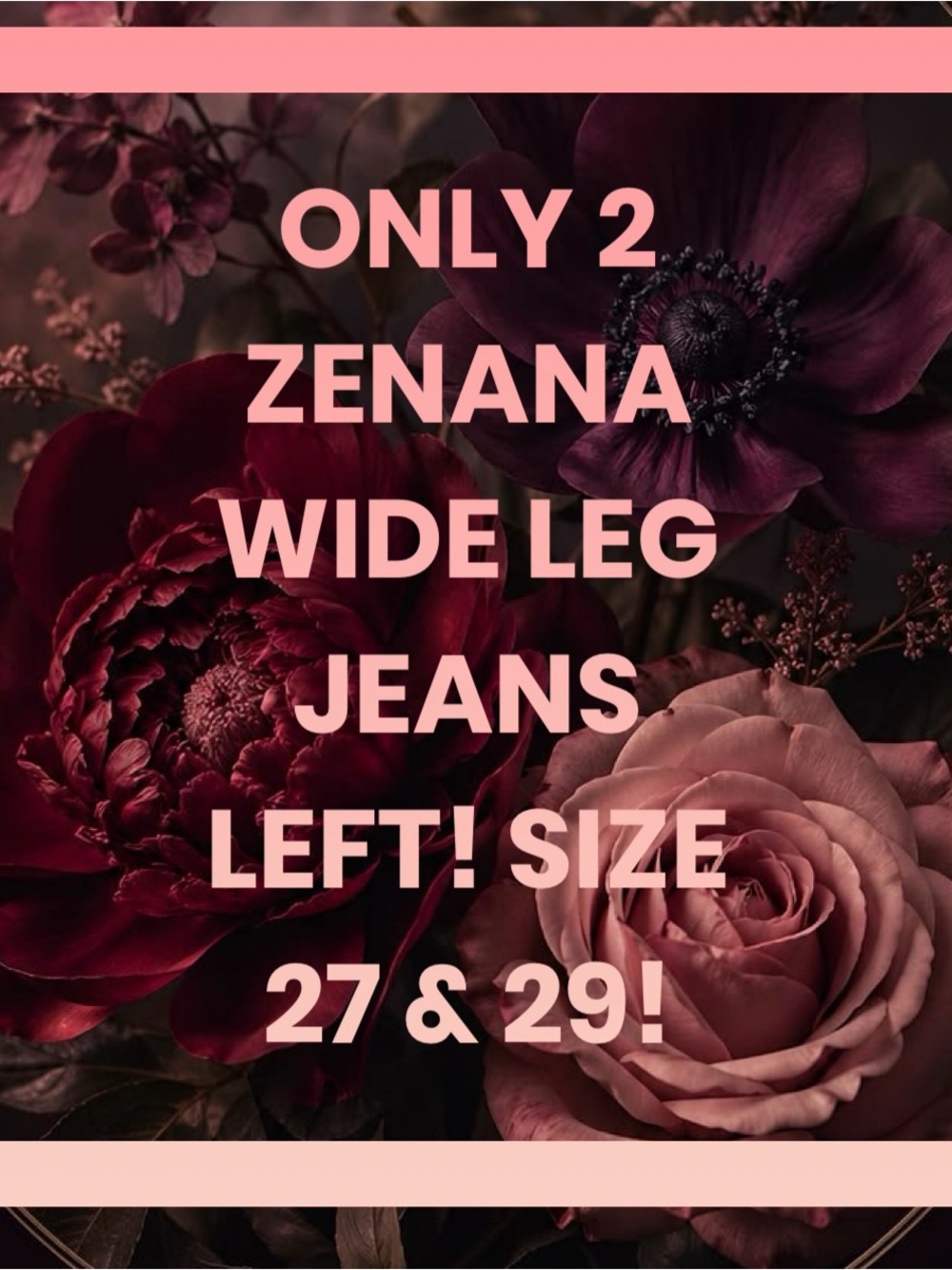 Zenana Outfitters Wide Leg Jeans -